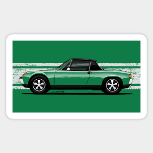 German classic targa sports car Magnet